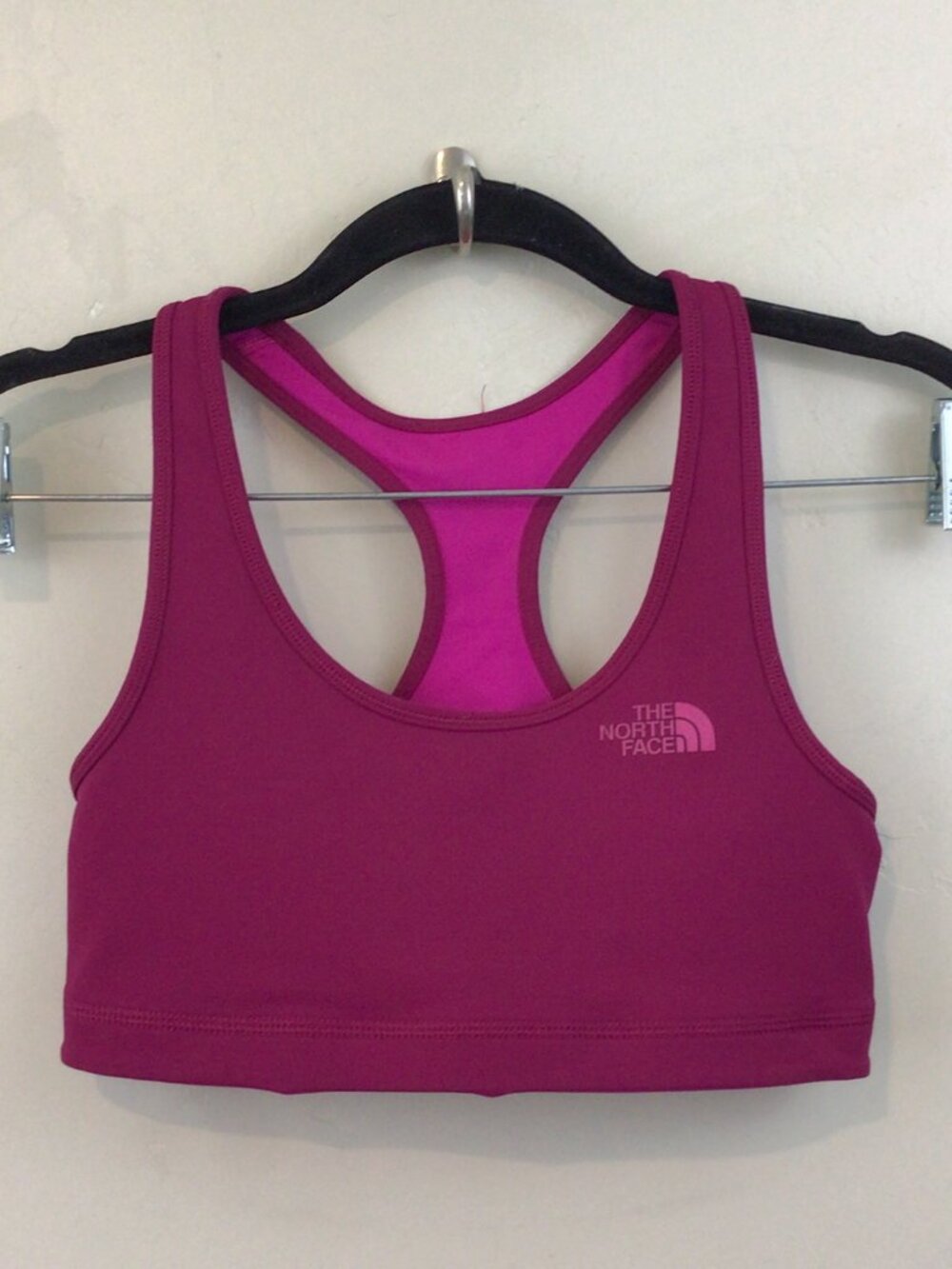 The North Face Reversible Magenta Pink Sports Bra Size Small
